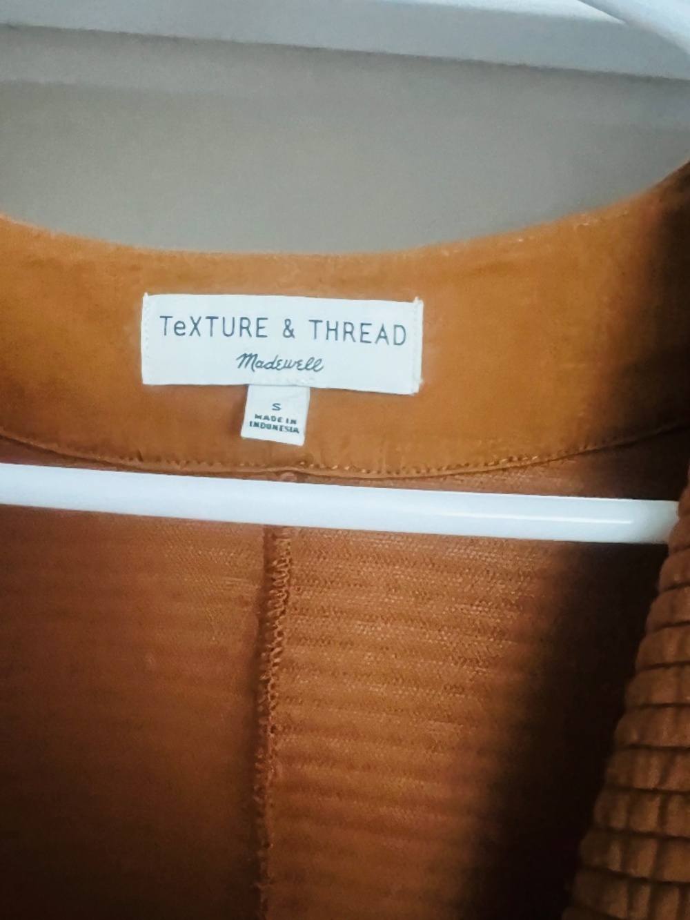 Beautiful Madewell chestnut-colored belted coat - Picture 2 of 5